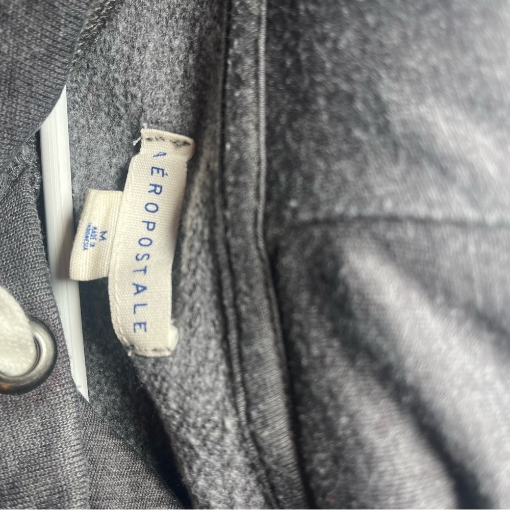Aeropostale unisex Gray Hoodie size medium - Picture 8 of 10